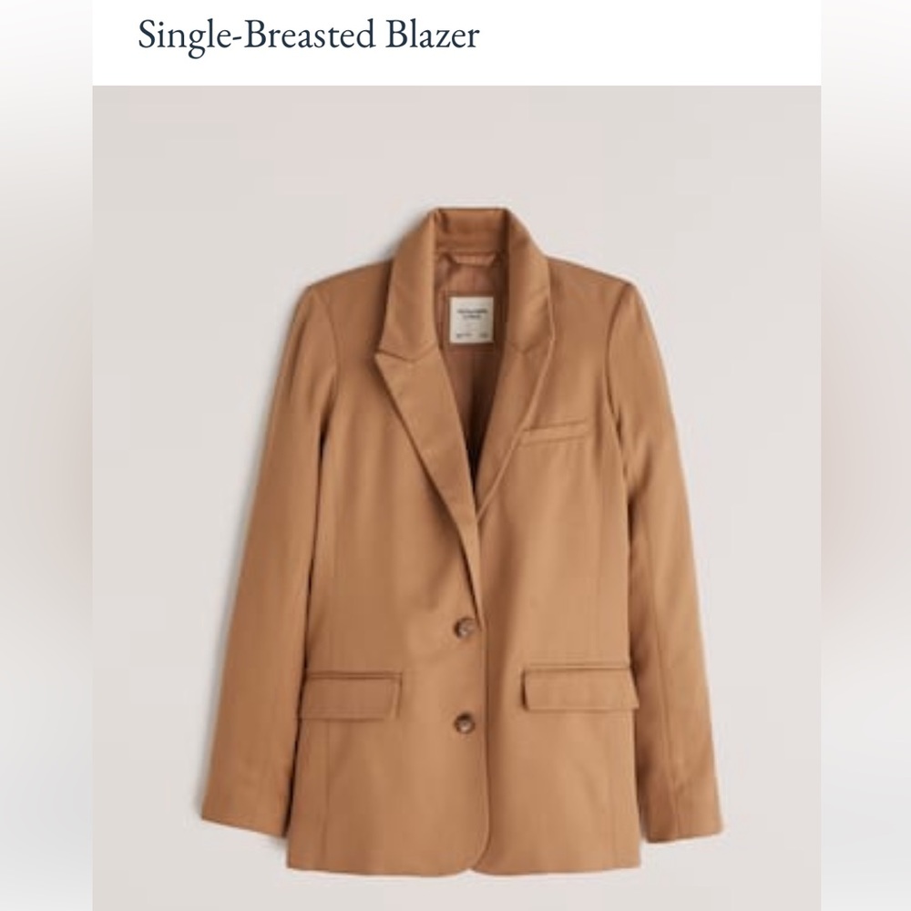Abercrombie & Fitch Single-Breasted Blazer